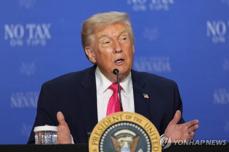 Trump thanks Iran for opening Strait of Hormuz, says blockade will remain until deal is struck