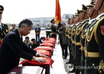 S. Korea returns remains of 12 Chinese troops killed in Korean War