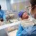 Childbirths grow at record high pace in Feb.: data