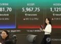 (2nd LD) Seoul shares rise nearly 3 pct, approaching 6,000 level on eased Middle East tensions