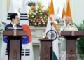 (LEAD) S. Korea, India sign 20 MOUs in steel, shipbuilding, energy sectors