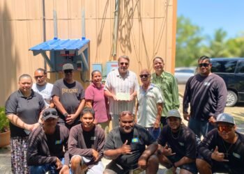Palau Solar unveils commemorative plaque at Apostolic Foundation Church in formal handover ceremony
