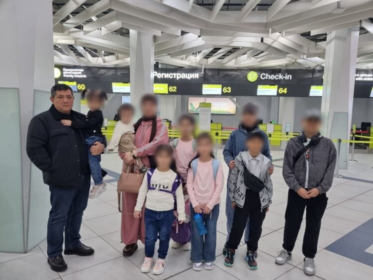 7 children from Uzbekistan were returned to their homeland from the Russian city of Novosibirsk