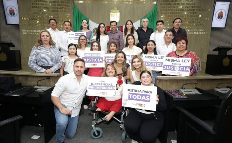Congress of Chiapas approves reform to unify the crime of feminicide