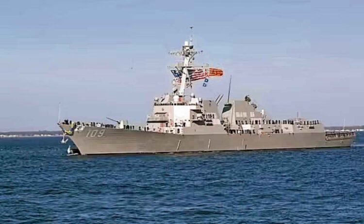 US warships cross the Strait of Hormuz; Iran denies it