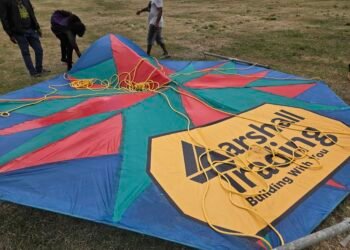 Skies above Andrews Factory come alive for annual kite competition