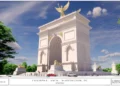 New renderings show Trump’s planned 250-foot triumphal arch