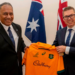 Ditoka holds talks in Australia with Ministers