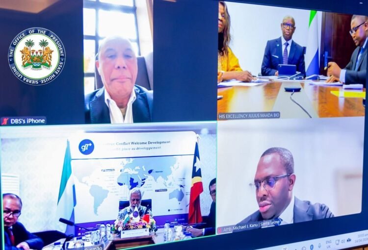 Timor-Leste, Sierra Leone discuss collective action to restore peace in g7+ countries