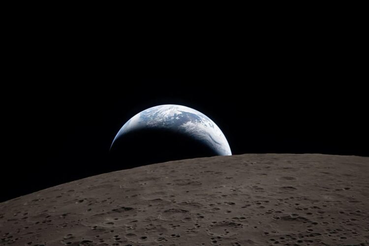 They publish photos of the Earth from the hidden side of the Moon