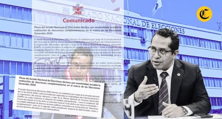 The JNE and the impact of its decision against the complementary elections