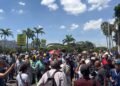 Workers do not buy the “responsible” salary from Delcy Rodríguez and take to the streets to march to Miraflores