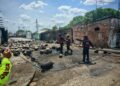 Explosion of gas cylinders in San Carlos causes an injury and material damage during a communal day