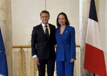Meeting between Macron and Machado reinforces international support for the Venezuelan opposition