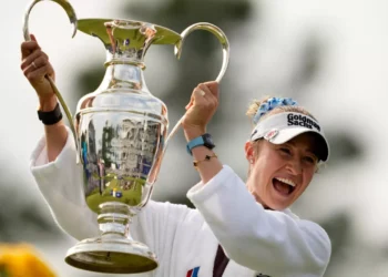 The daughter of Czech tennis players won the season’s premier major