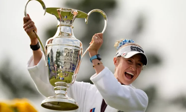 The daughter of Czech tennis players won the season’s premier major