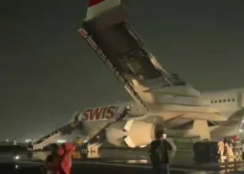 (VIDEO) Drama on the runway: a Swiss Air plane aborted takeoff due to a malfunction
