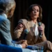 Kamala Harris tells cheering crowd she’s ‘thinking about’ another White House run