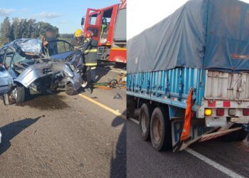 An 84-year-old woman died in a traffic accident in Treinta y Tres: two more people were injured