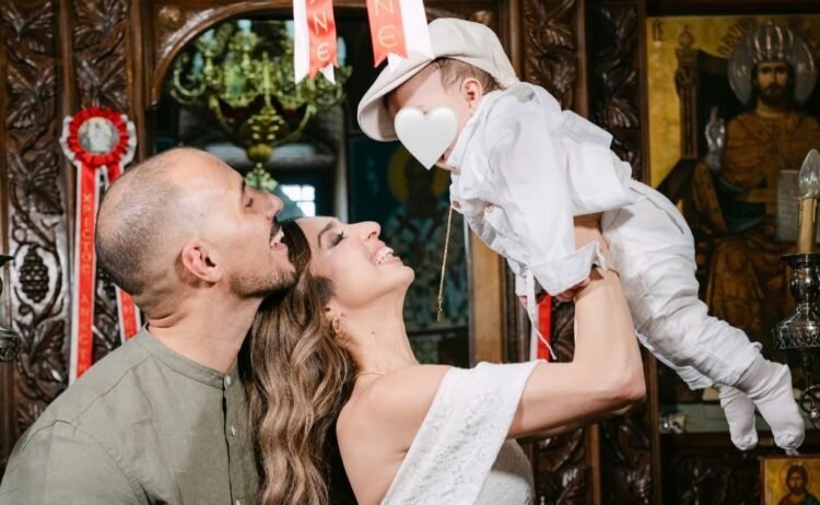 Andreana Fragoudis & Panos Dimitriadis: They baptized their son