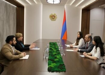 Armen Grigoryan and Daphne Mare discussed projects implemented within the framework of cooperation