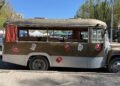 The bus of “I’m against everyone” was damaged