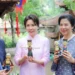 South Korean first lady wears Vietnamese ‘ao dai,’ joins cultural visit in Hanoi