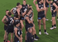 Elijah Hollands footage: Concerns for Carlton Blues star after videos emerge of erratic on-field behaviour in loss to Collingwood; Voss comments