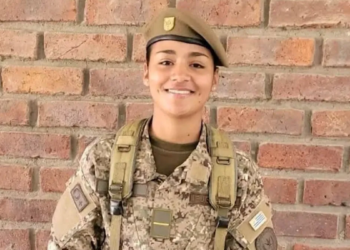 Annais Reyes, the young 18-year-old soldier who was murdered by her police partner in Montevideo