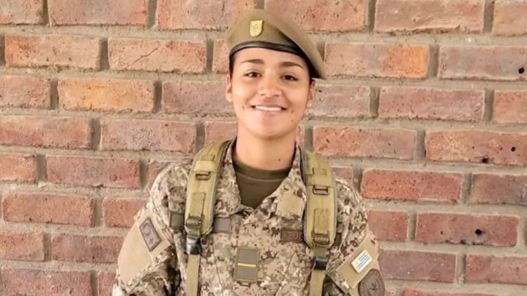 Annais Reyes, the young 18-year-old soldier who was murdered by her police partner in Montevideo