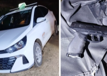 A couple got into a taxi and stole the car and the proceeds: they recovered the vehicle in Brazil