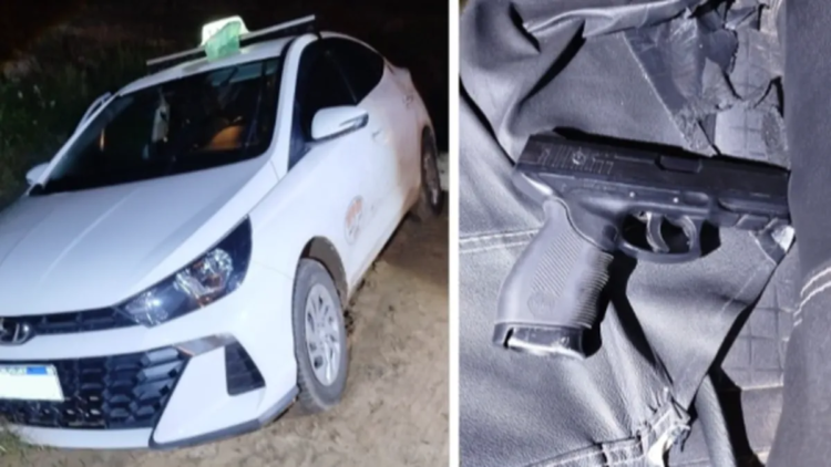 A couple got into a taxi and stole the car and the proceeds: they recovered the vehicle in Brazil