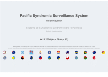 Pacific Syndromic Surveillance System Weekly Bulletin / Système de Surveillance Syndromic dans le Pacifique – Bulletin Hebdomadaire: W15 2026 (Apr 06-Apr 12) [EN/FR] – World