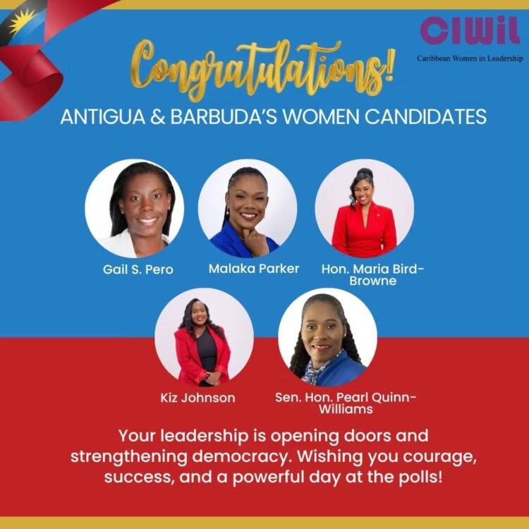 Caribbean Women in Leadership Congratulates Five Women Contesting Antigua and Barbuda General Election