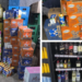 Contraband valued at more than $1.6 million was seized after operations in two supermarkets in Melo