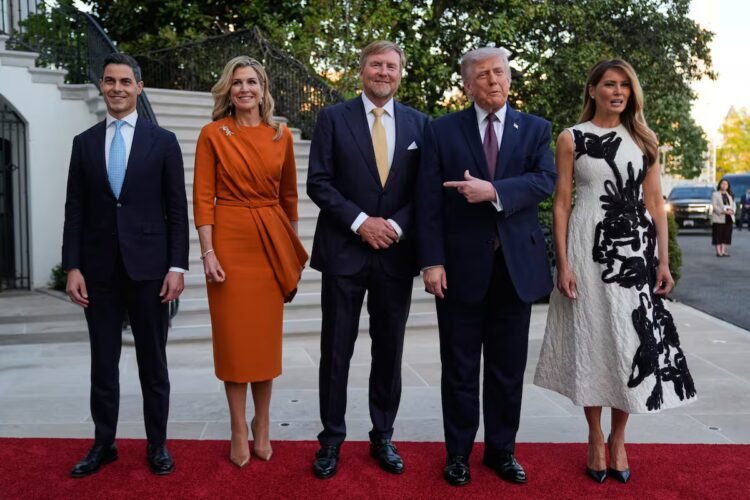 Máxima and Guillermo Alejandro spend the night in the Trump White House and spark a controversy in the Netherlands