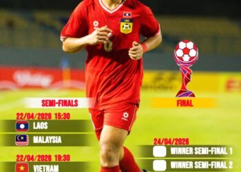 Laos to Face Malaysia in ASEAN U17 Semi-Final Clash