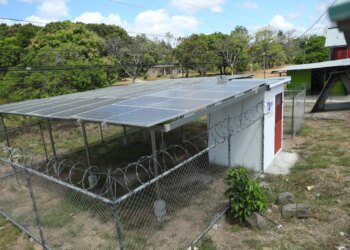 Photovoltaic equipment reduces the costs of production and distribution of drinking water
