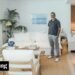 A two-room environment with a beachy feel for a graphic designer who loves surfing