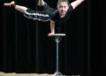 Stage set for Chinese acrobatic show