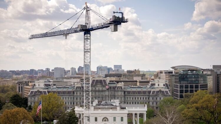 In Trump-like tone, government lawyers ask court to undo ruling halting work on White House ballroom