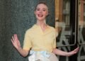 Elle Fanning makes the case for slouchy, old-school femininity