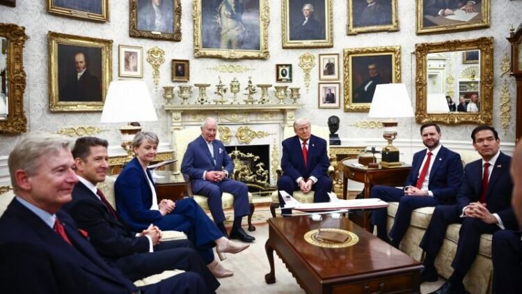 Live updates: King Charles III to address Congress after visiting Trump at the White House