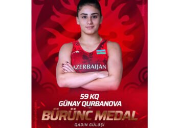 Azerbaijani athlete wins bronze medal at European Wrestling Championships