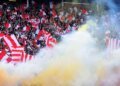 Slobodna Dalmacija – Delije burned Croatian flags and sang songs by Croatian singers at the derby