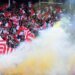 Slobodna Dalmacija – Delije burned Croatian flags and sang songs by Croatian singers at the derby