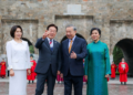 Vietnamese, South Korean leaders visit Thang Long Imperial Citadel in Hanoi