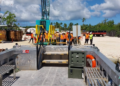 Heavy machinery moves in as Fangaʻuta Lagoon bridge construction gets underway