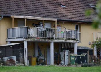 A man was arrested in France for keeping his nine-year-old son locked in a van for 16 months