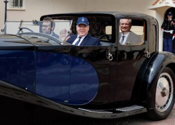 In pictures: Prince Albert II drives legendary Bugatti Royale at Monaco Historic Grand Prix